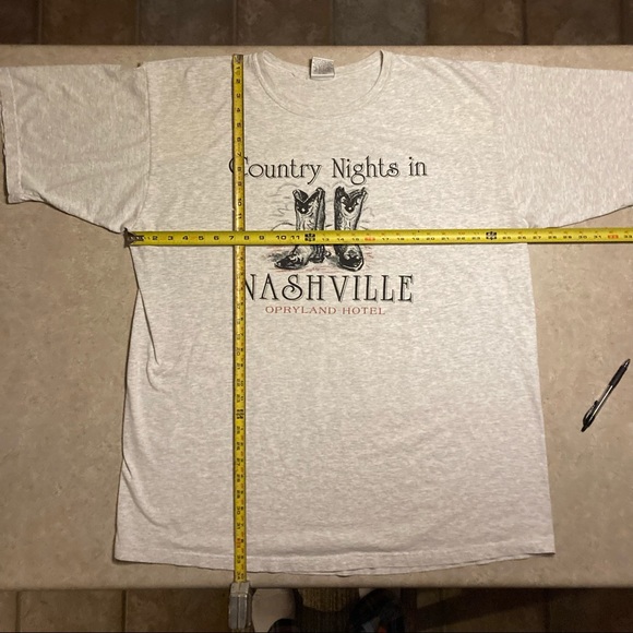 👛 Oversized T-shirt. Nashville/Opryland.One size - Picture 2 of 7